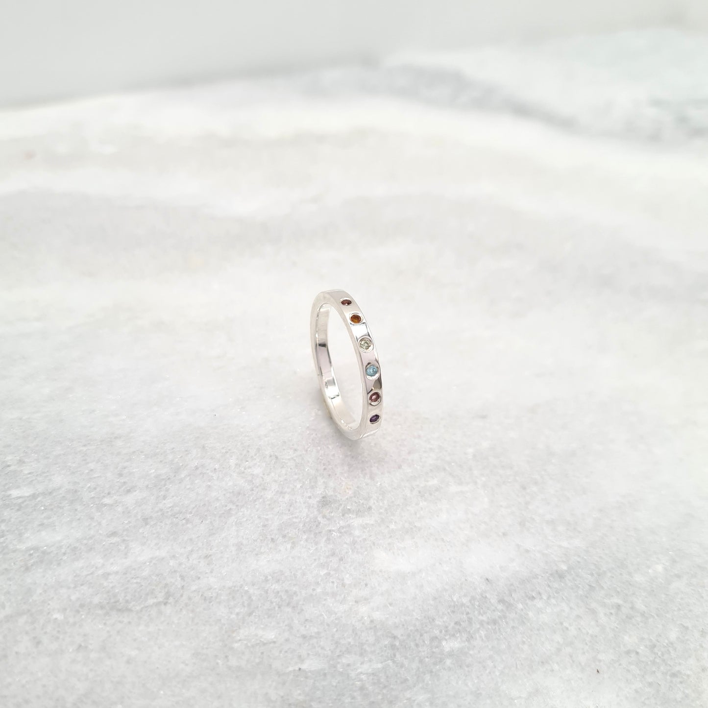 Silver Rainbow Ring