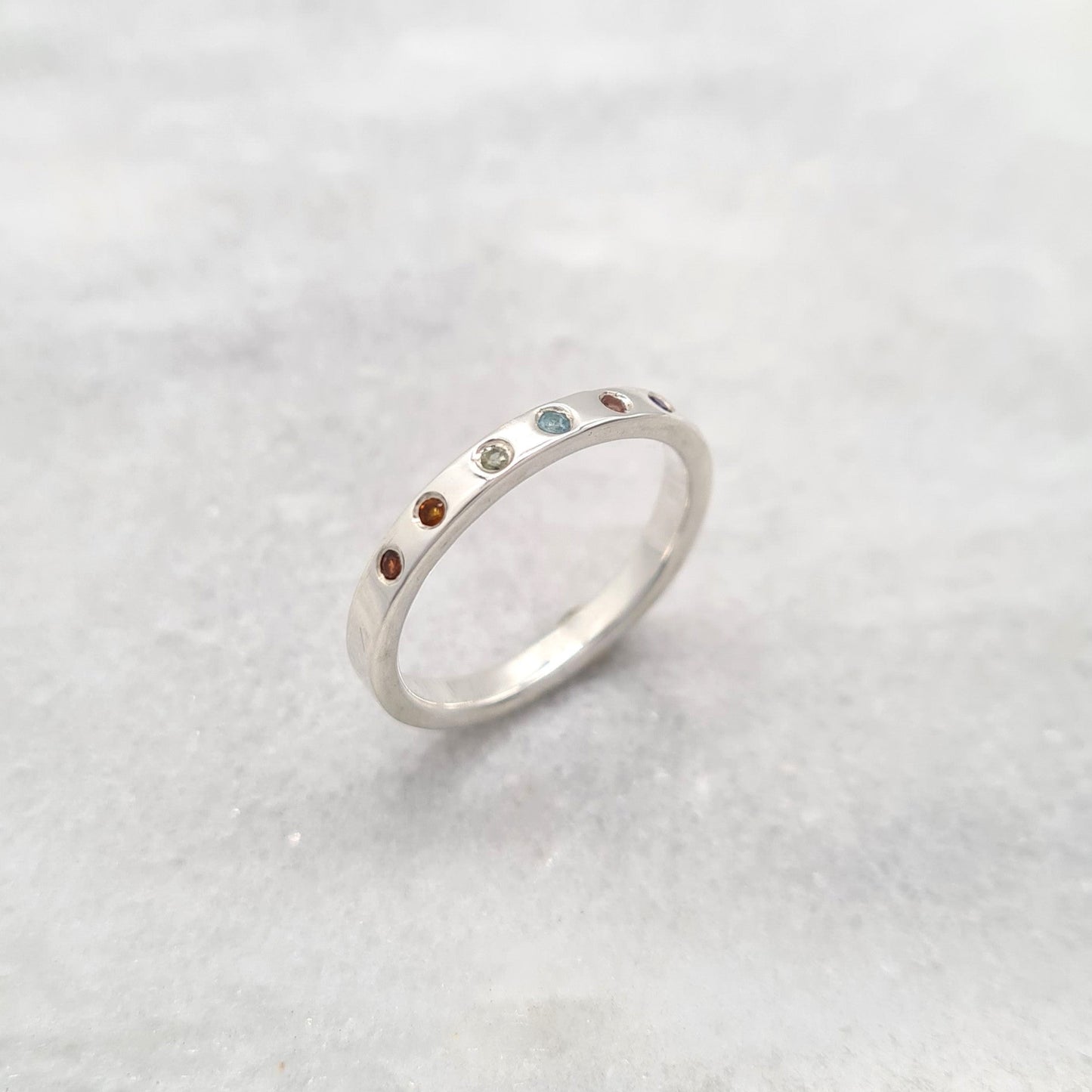 Silver Rainbow Ring